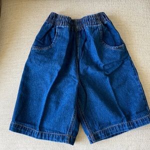 Boy’s size Small Denim elastic waist shorts